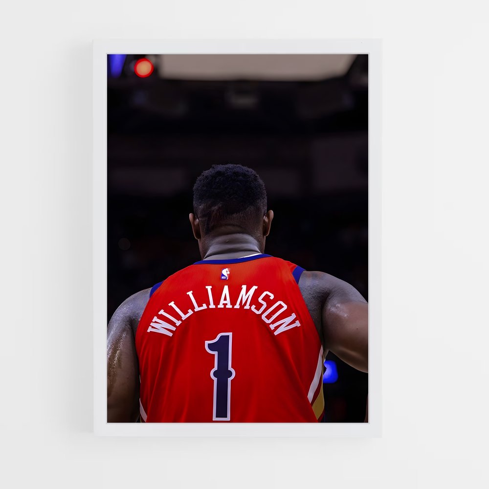 Poster Slam Dunk Zion – affiche Basketball (vue 3)